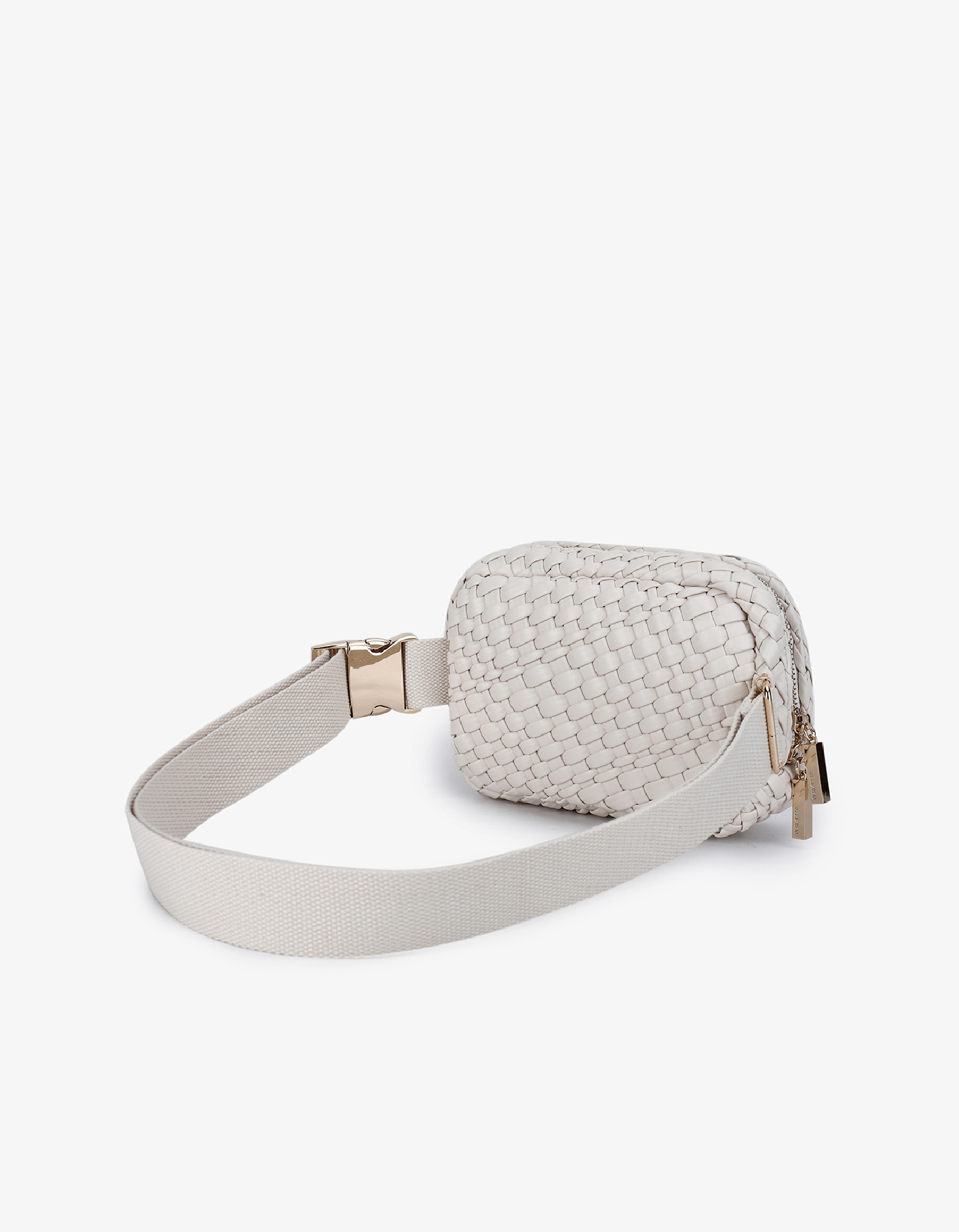 EVERLEIGH WOVEN BELT BAG OFF WHITE - REMI/REID