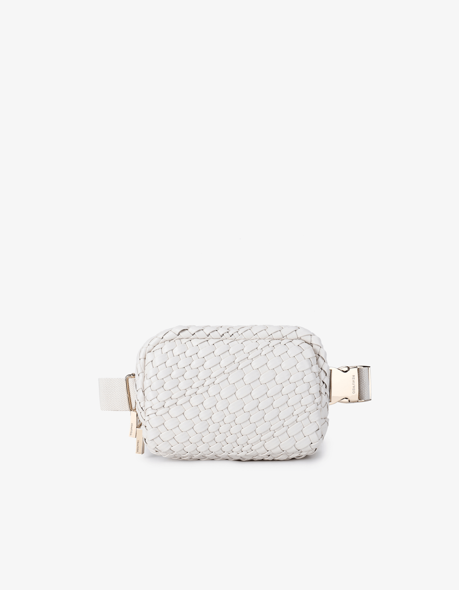 EVERLEIGH WOVEN BELT BAG OFF WHITE - REMI/REID