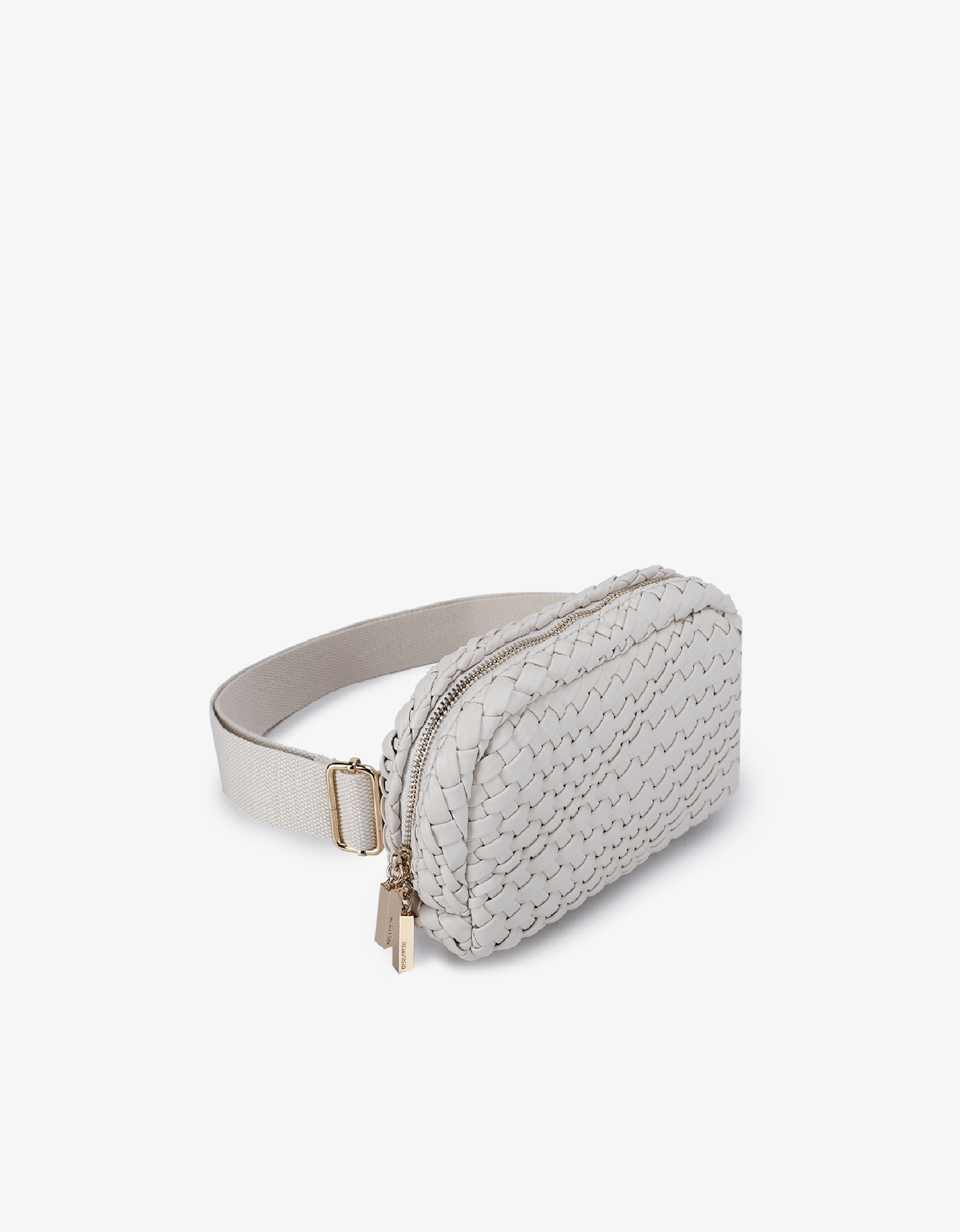 EVERLEIGH WOVEN BELT BAG OFF WHITE - REMI/REID