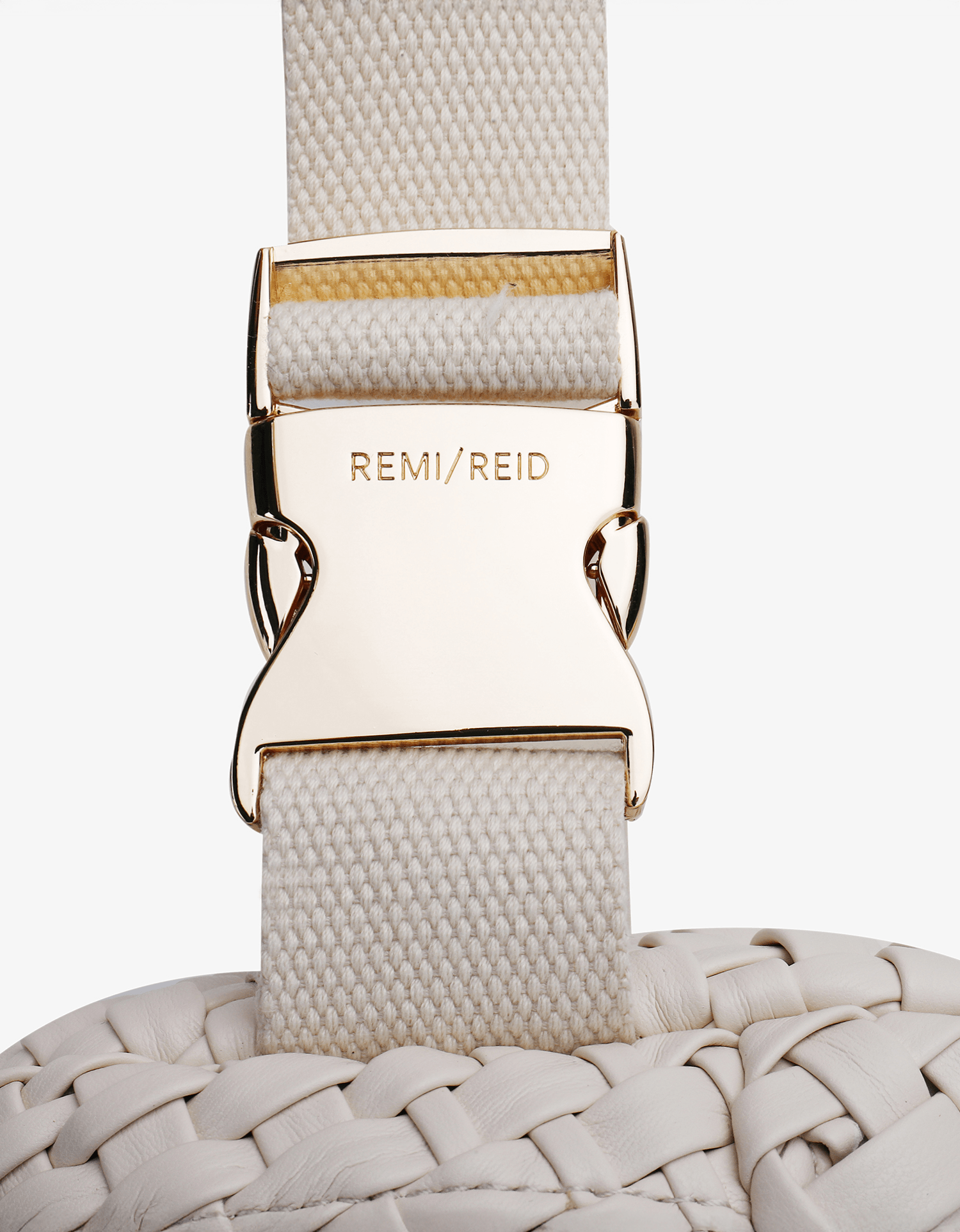 EVERLEIGH WOVEN BELT BAG OFF WHITE - REMI/REID