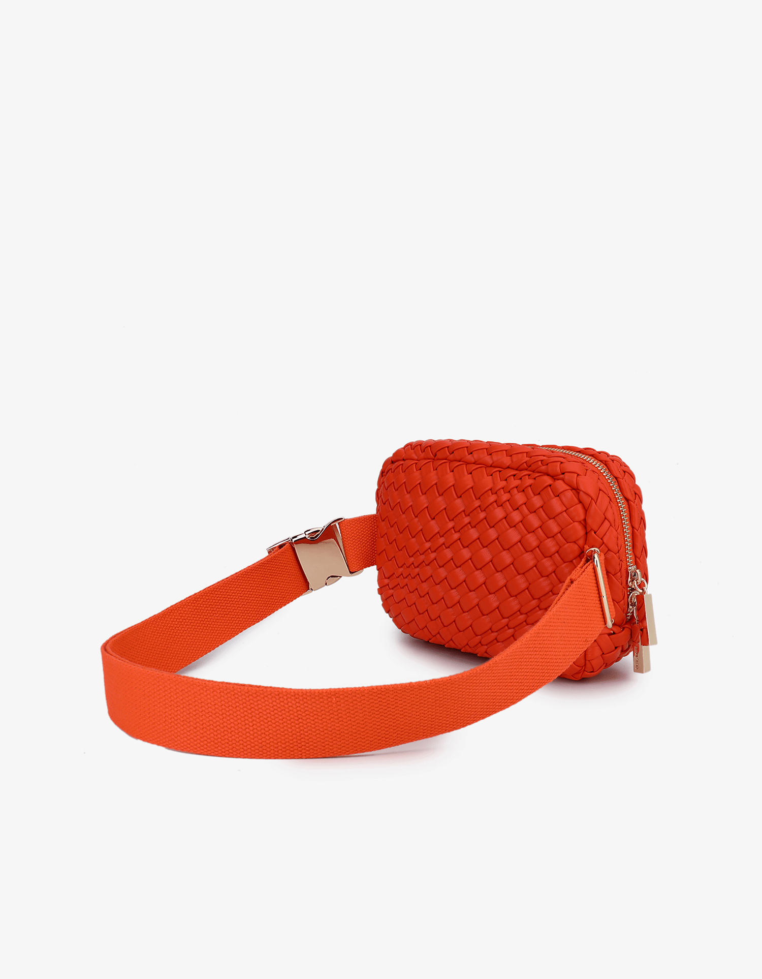 EVERLEIGH WOVEN BELT BAG ORANGE - REMI/REID