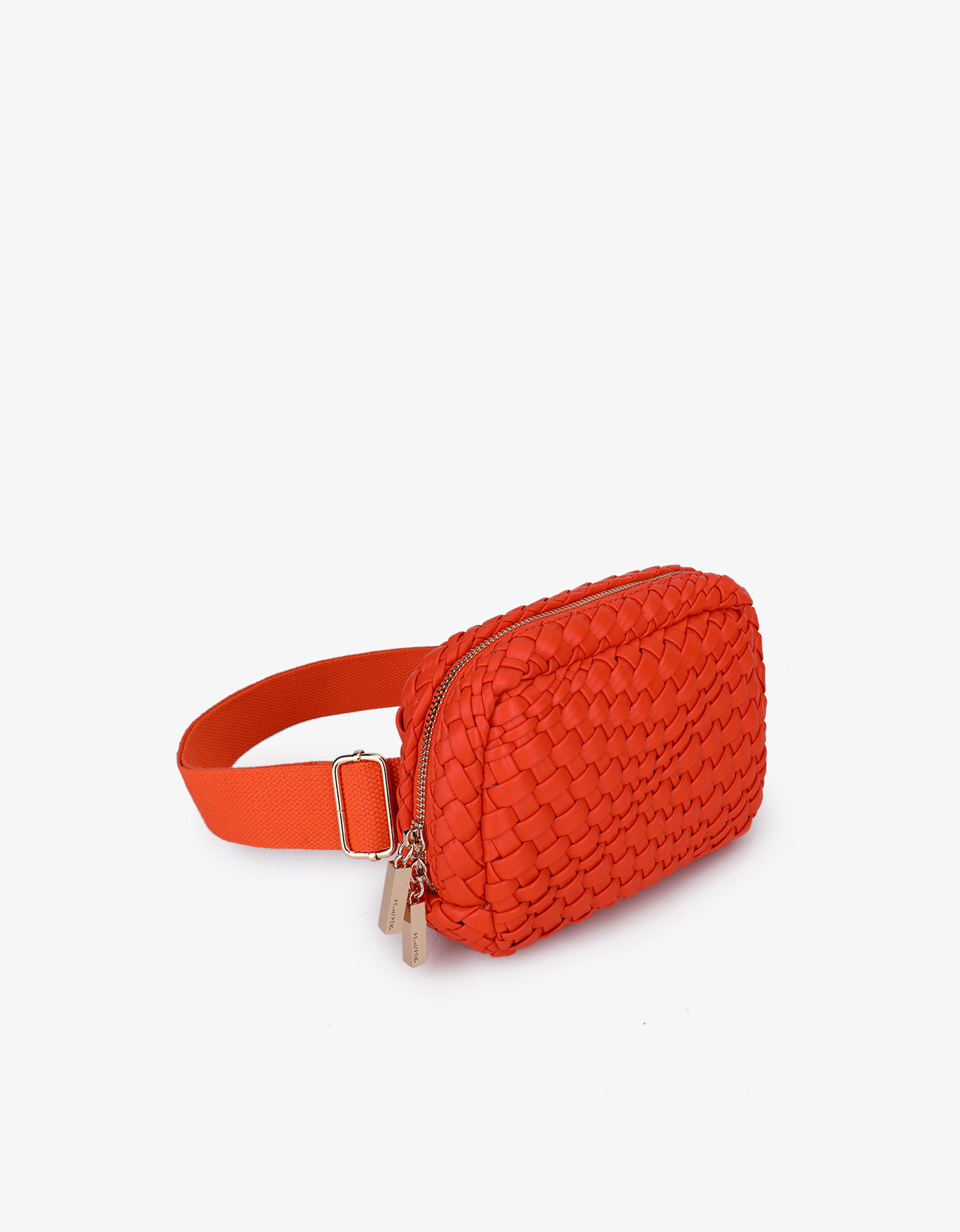 EVERLEIGH WOVEN BELT BAG ORANGE - REMI/REID