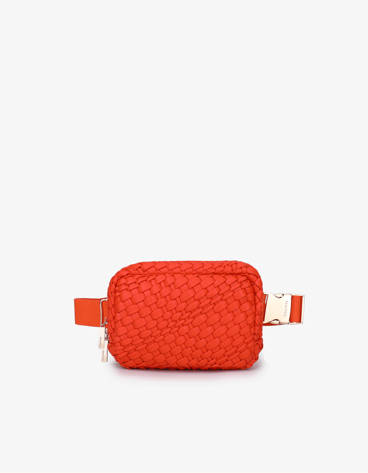 EVERLEIGH WOVEN BELT BAG ORANGE - REMI/REID