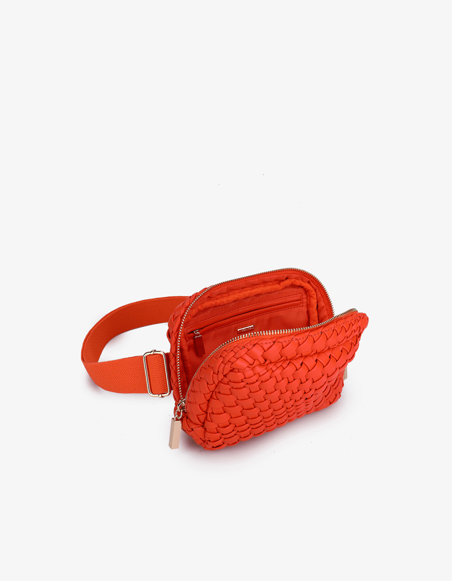 EVERLEIGH WOVEN BELT BAG ORANGE - REMI/REID