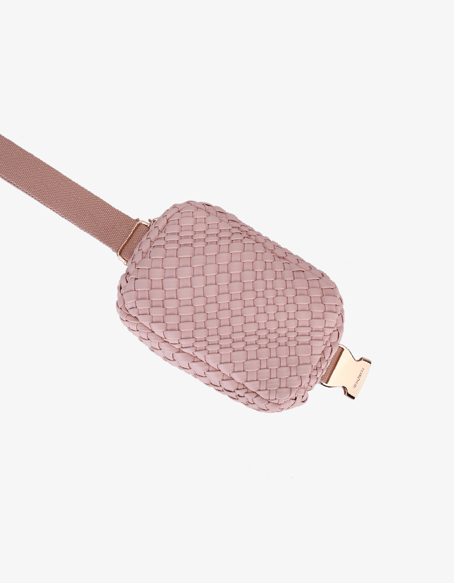 EVERLEIGH WOVEN BELT BAG PINK - REMI/REID
