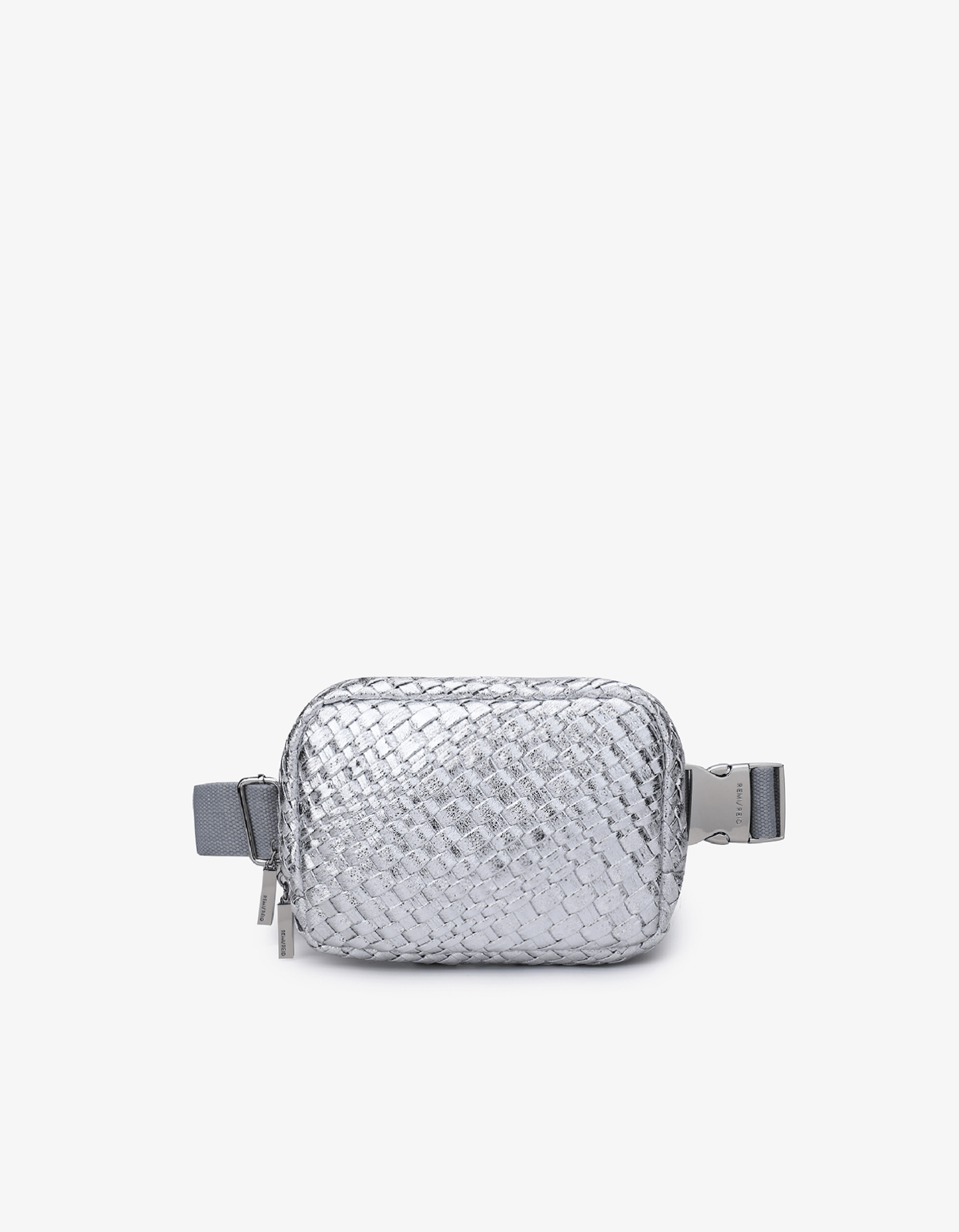 EVERLEIGH WOVEN BELT BAG SILVER - REMI/REID