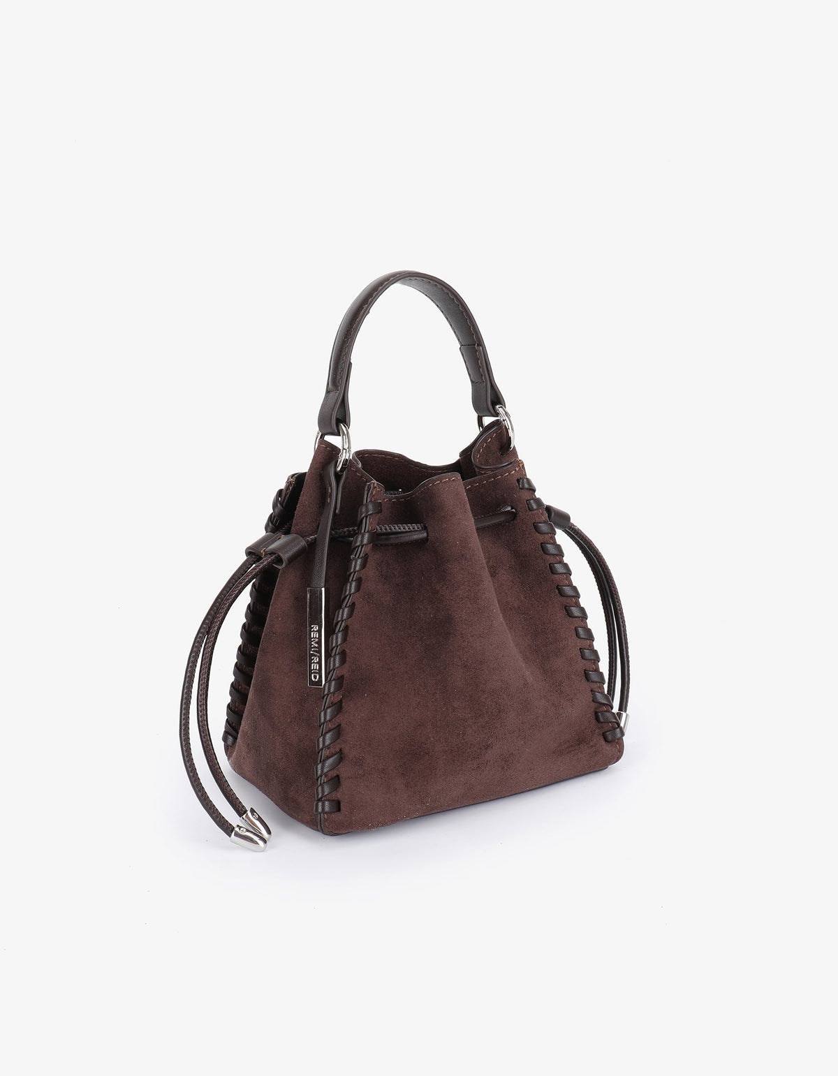 FALLON MINI FAUX SUEDE CHOCOLATE - REMI/REID