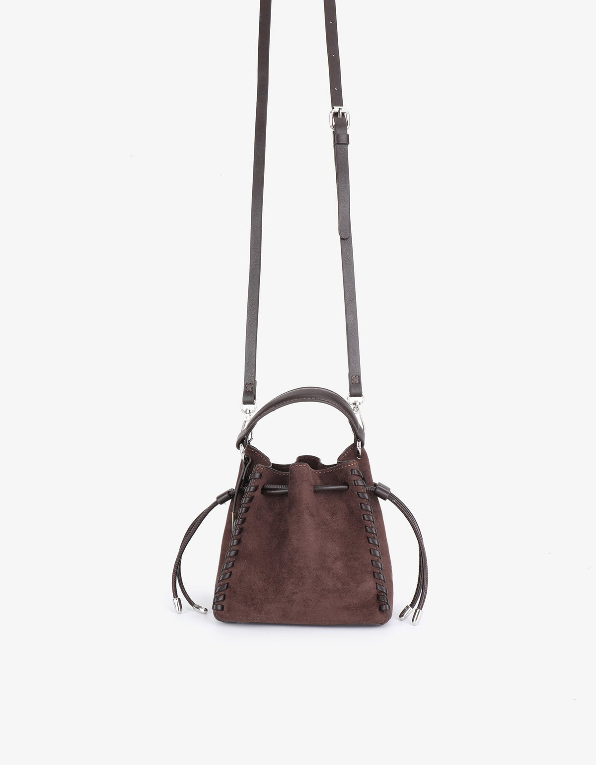 FALLON MINI FAUX SUEDE CHOCOLATE - REMI/REID