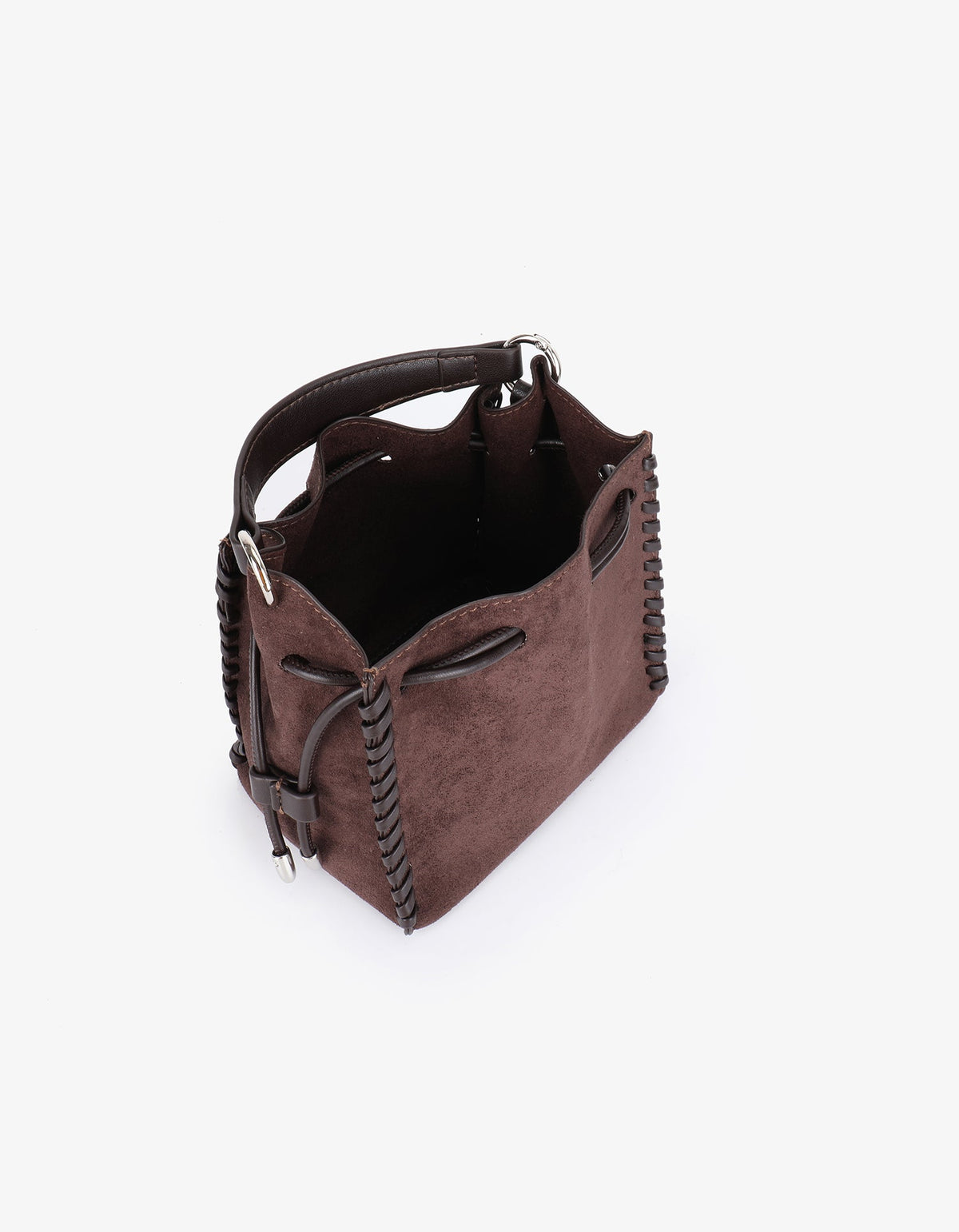 FALLON MINI FAUX SUEDE CHOCOLATE - REMI/REID