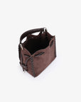 FALLON MINI FAUX SUEDE CHOCOLATE - REMI/REID