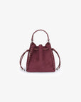 FALLON MINI FAUX SUEDE WINE - REMI/REID