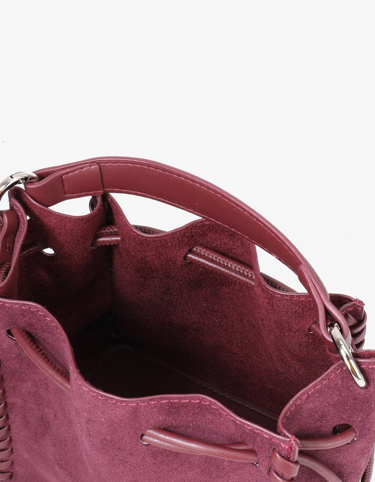 FALLON MINI FAUX SUEDE WINE - REMI/REID