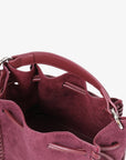 FALLON MINI FAUX SUEDE WINE - REMI/REID