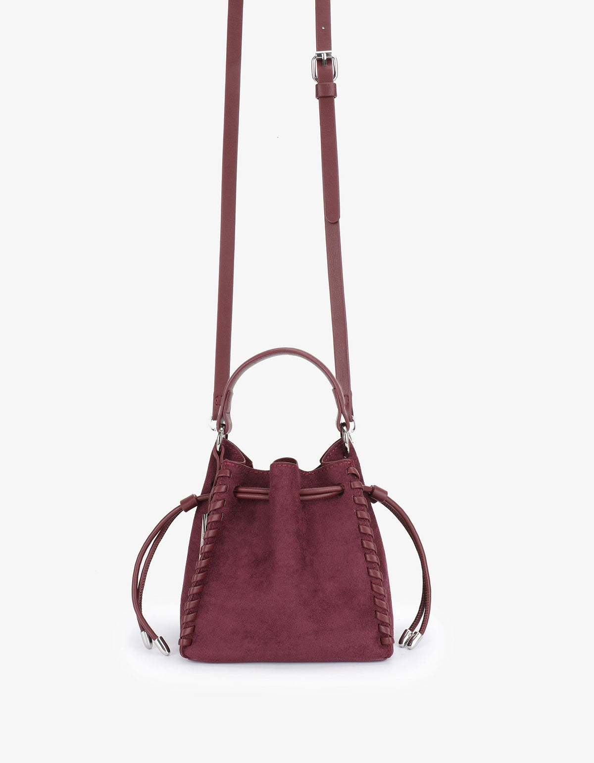 FALLON MINI FAUX SUEDE WINE - REMI/REID