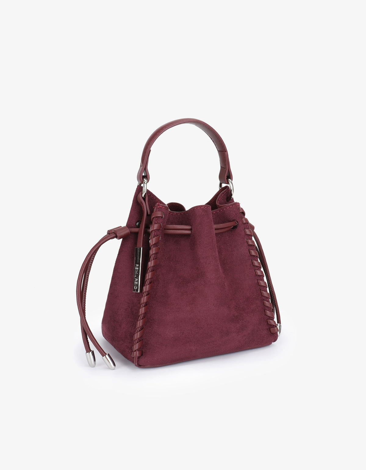 FALLON MINI FAUX SUEDE WINE - REMI/REID