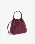 FALLON MINI FAUX SUEDE WINE - REMI/REID