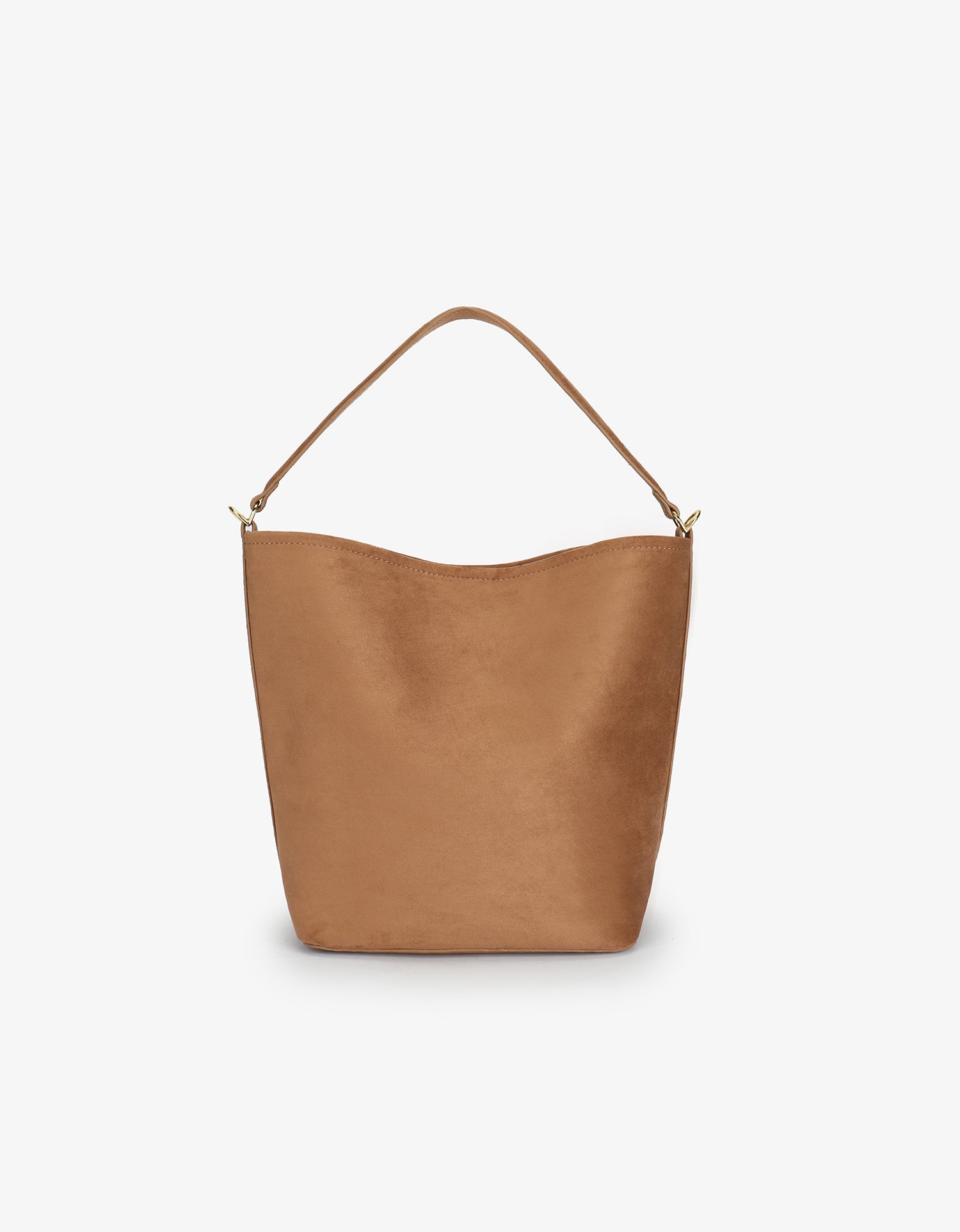FEIGH SHOULDER FAUX SUEDE CAMEL - REMI/REID