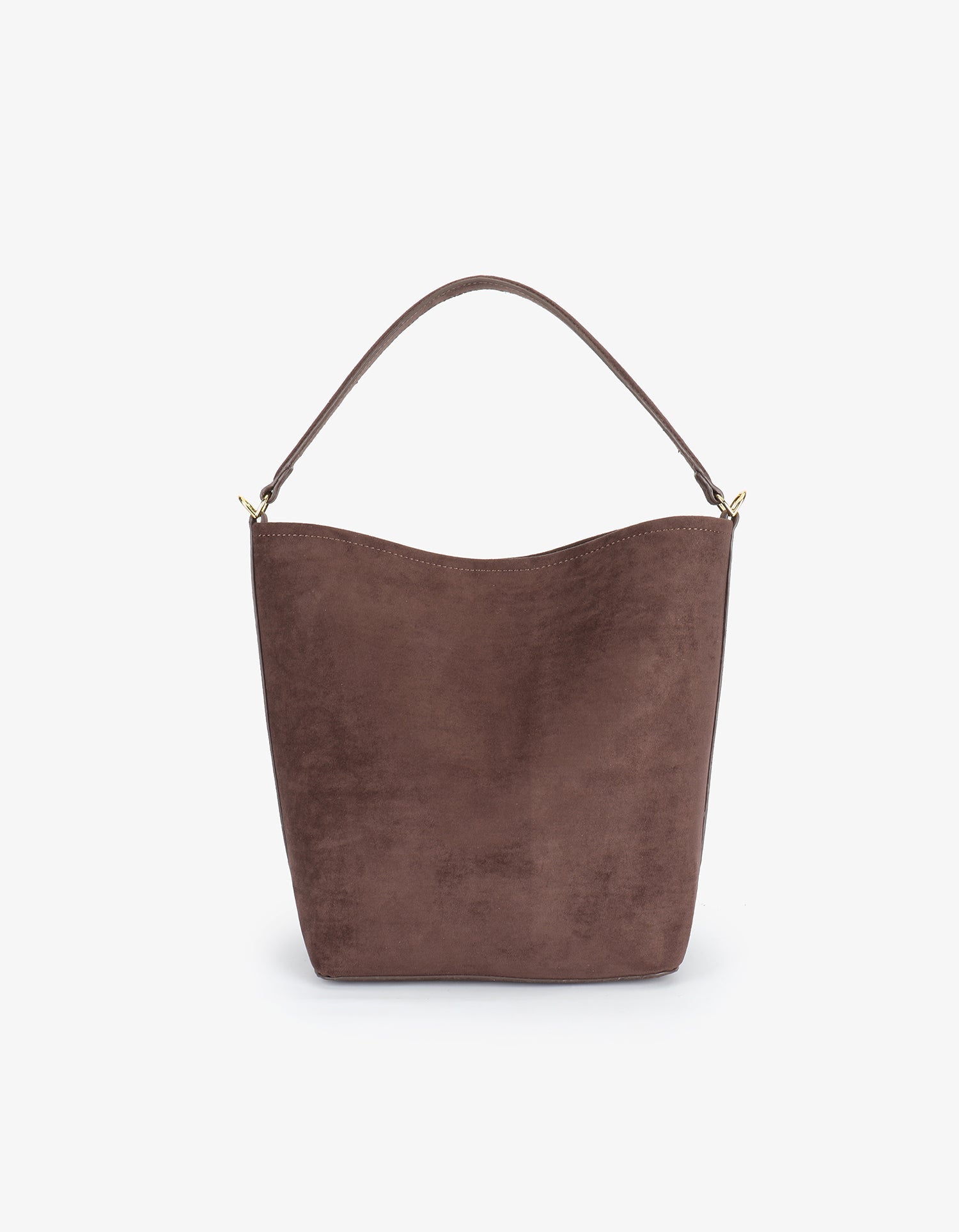 FEIGH SHOULDER FAUX SUEDE CHOCOLATE - REMI/REID