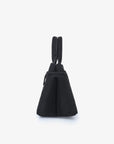 GREER MINI DOCTOR BAG FAUX SUEDE BLACK - REMI/REID