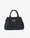 GREER MINI DOCTOR BAG FAUX SUEDE BLACK - REMI/REID