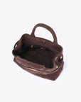 GREER MINI DOCTOR BAG FAUX SUEDE CHOCOLATE - REMI/REID