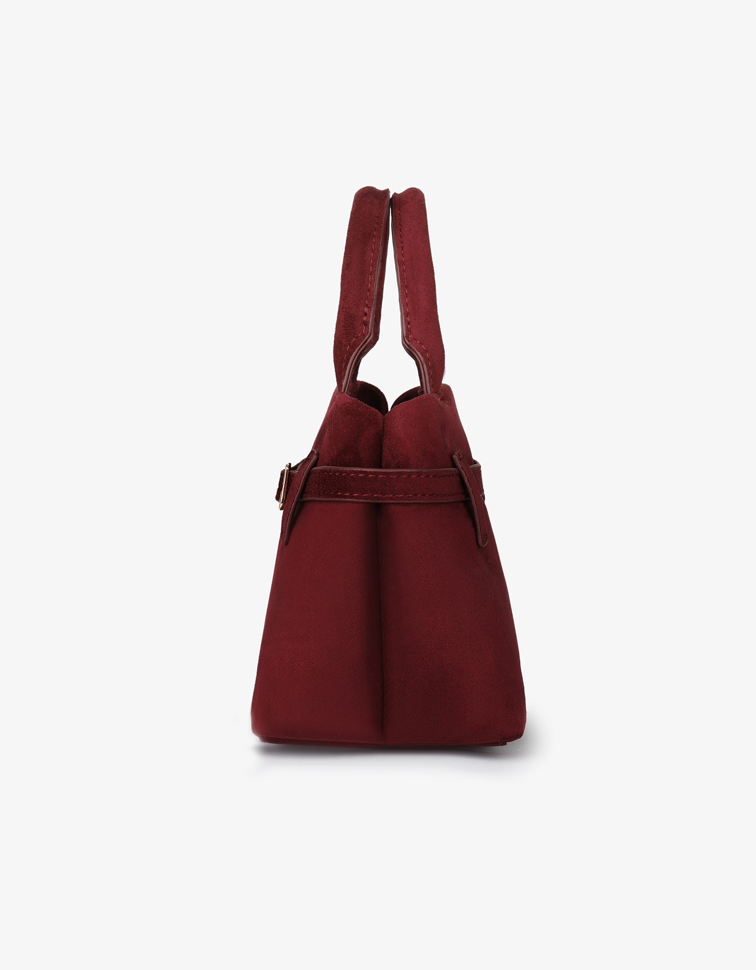 GREER MINI DOCTOR BAG FAUX SUEDE WINE - REMI/REID