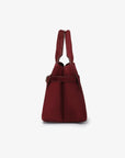GREER MINI DOCTOR BAG FAUX SUEDE WINE - REMI/REID
