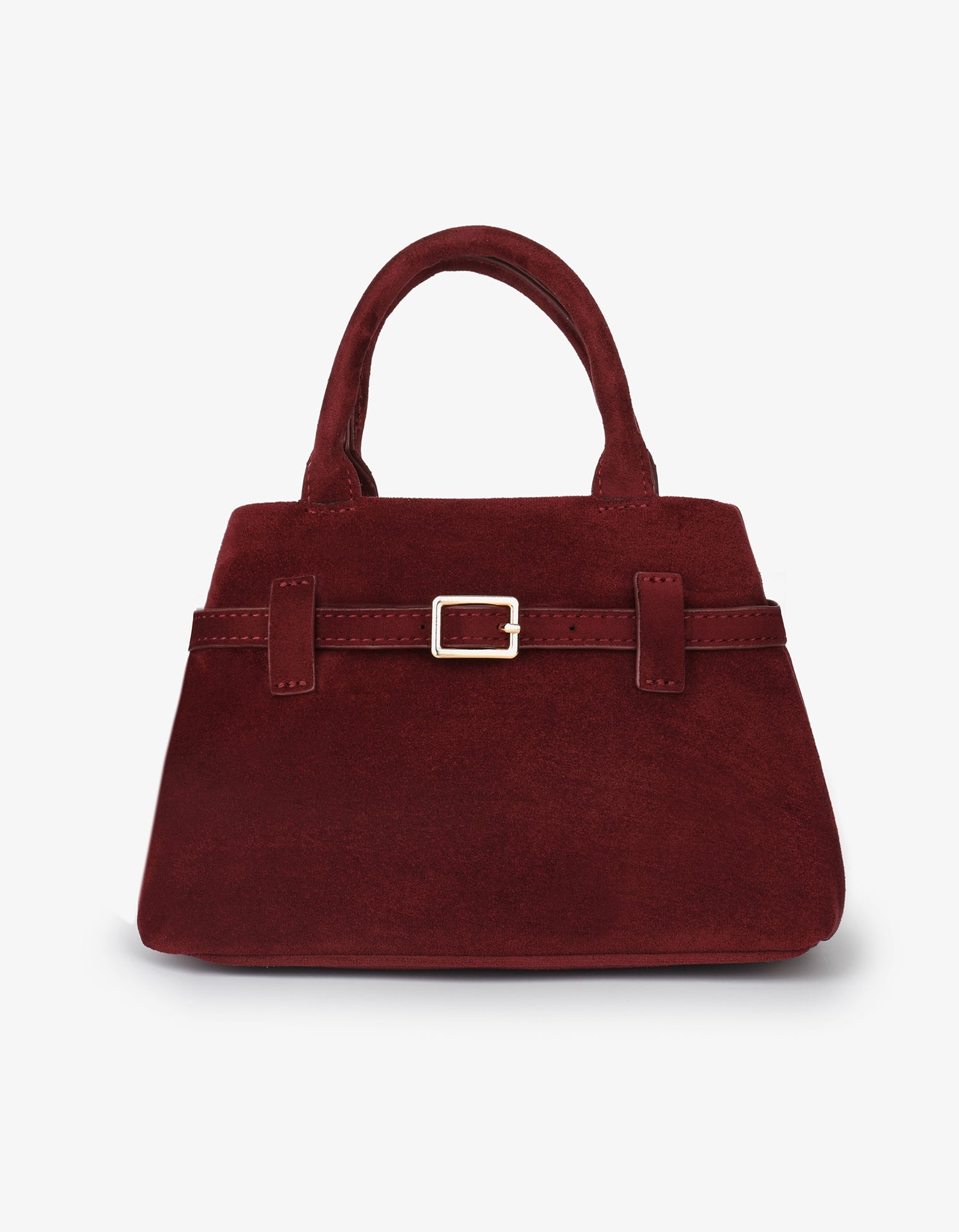 GREER MINI DOCTOR BAG FAUX SUEDE WINE - REMI/REID