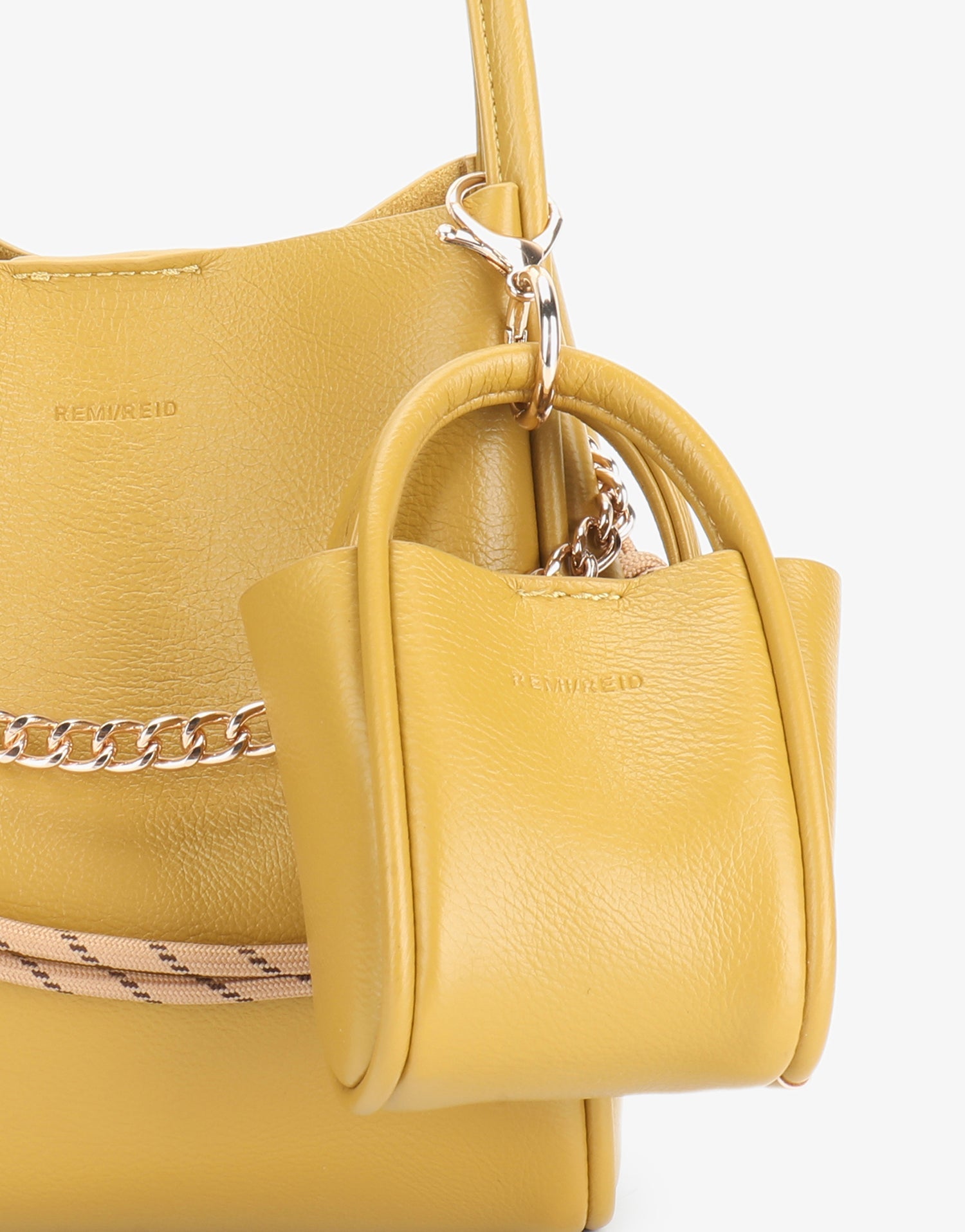 HOLLACE MINI MINI CHARM MUSTARD - REMI/REID