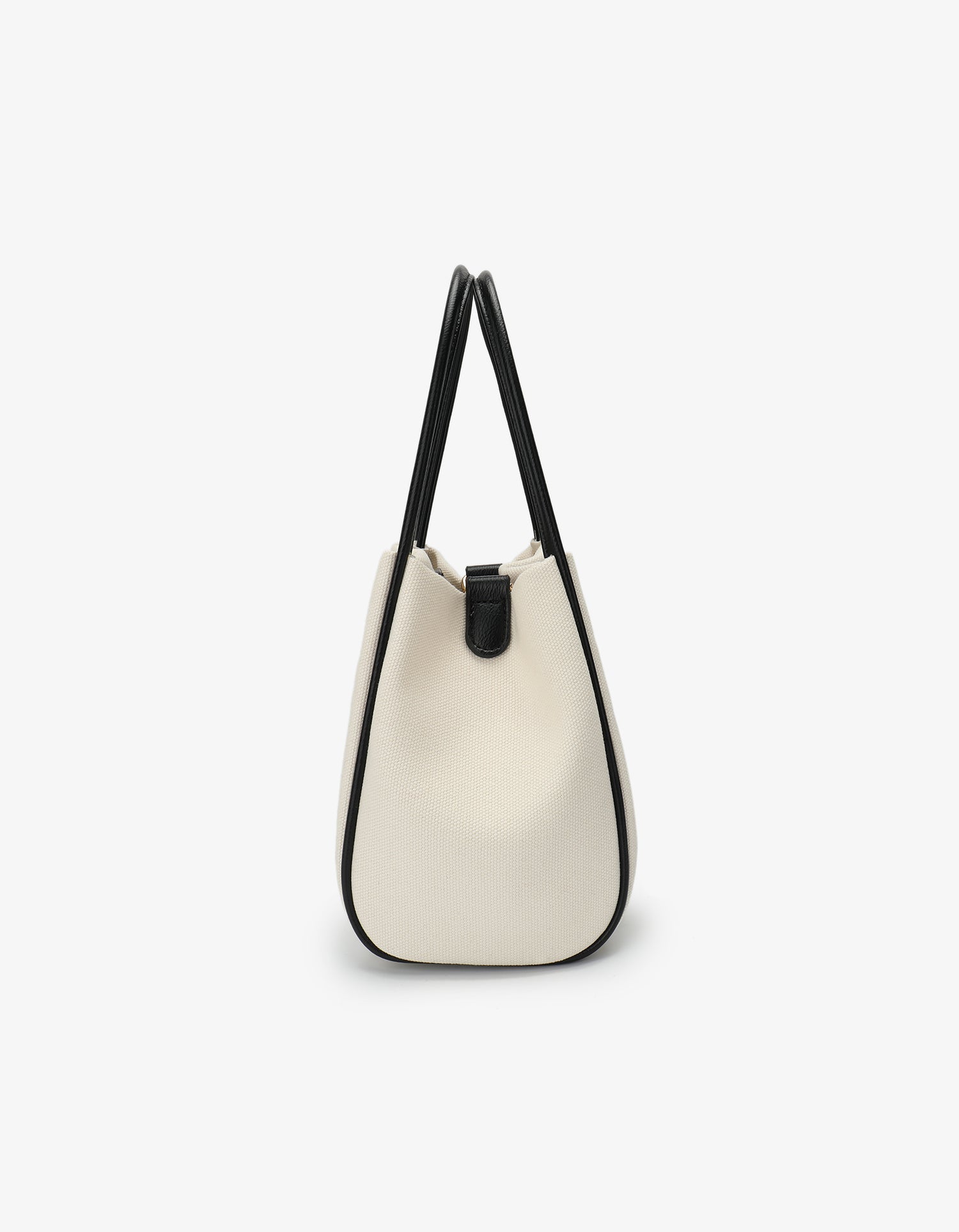 HOLLACE MINI TOTE CANVAS CONTRAST PIPING BLACK - REMI/REID