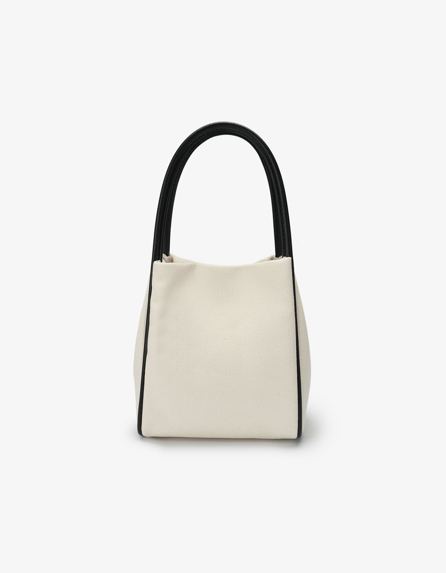 HOLLACE MINI TOTE CANVAS CONTRAST PIPING BLACK - REMI/REID