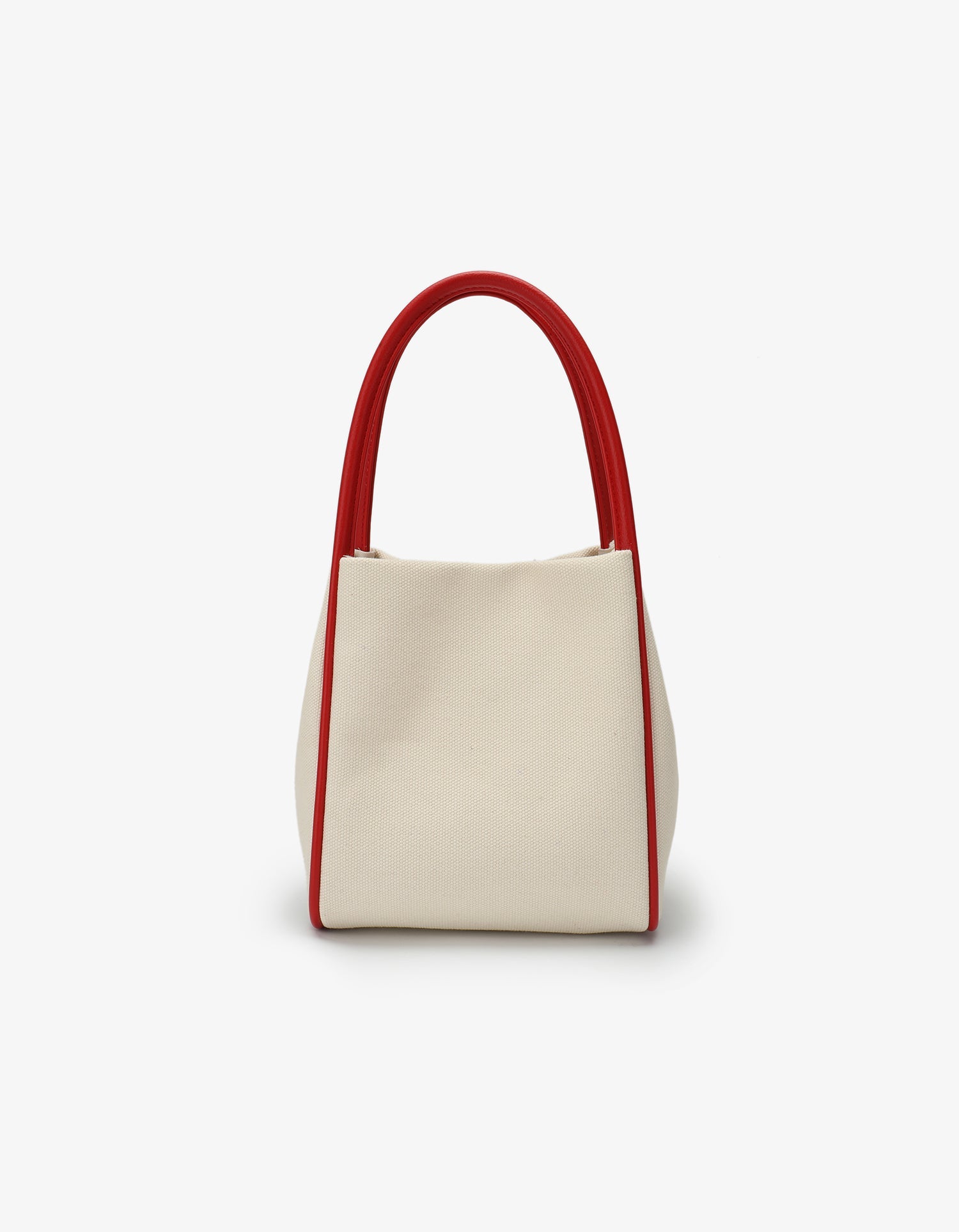 HOLLACE MINI TOTE CANVAS CONTRAST PIPING RED - REMI/REID