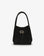 HOLLACE MINI TOTE FAUX SUEDE BUCKLE BLACK - REMI/REID