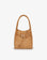 HOLLACE MINI TOTE FAUX SUEDE BUCKLE CAMEL - REMI/REID