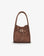 HOLLACE MINI TOTE FAUX SUEDE BUCKLE CHOCOLATE - REMI/REID