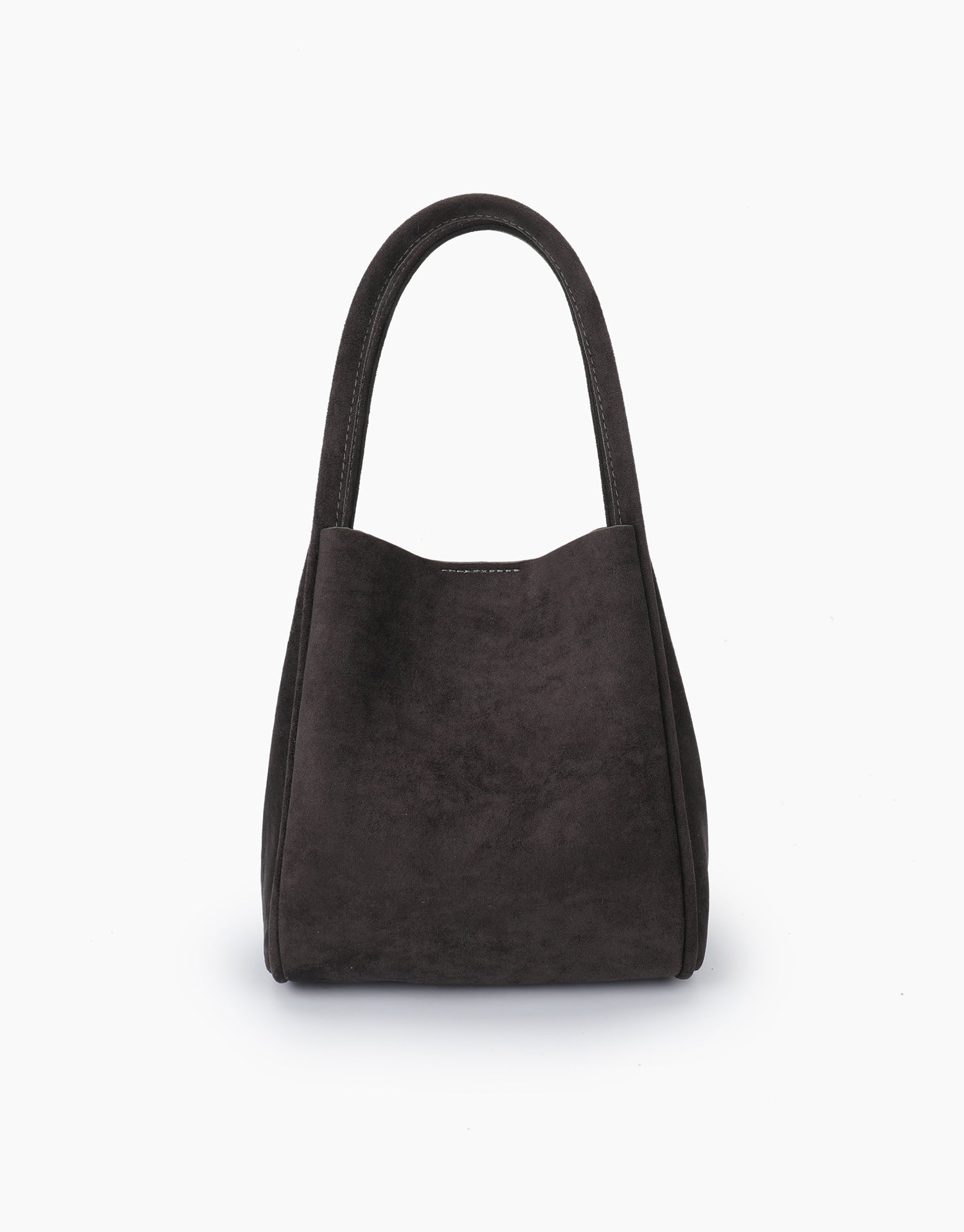 HOLLACE MINI TOTE STUDDED FAUX SUEDE CHARCOAL - REMI/REID