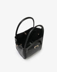 HOLLACE MINI TOTE VEGAN BUCKLE BLACK - REMI/REID