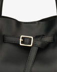 HOLLACE MINI TOTE VEGAN BUCKLE BLACK - REMI/REID