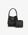 HOLLACE MINI TOTE VEGAN BUCKLE BLACK - REMI/REID