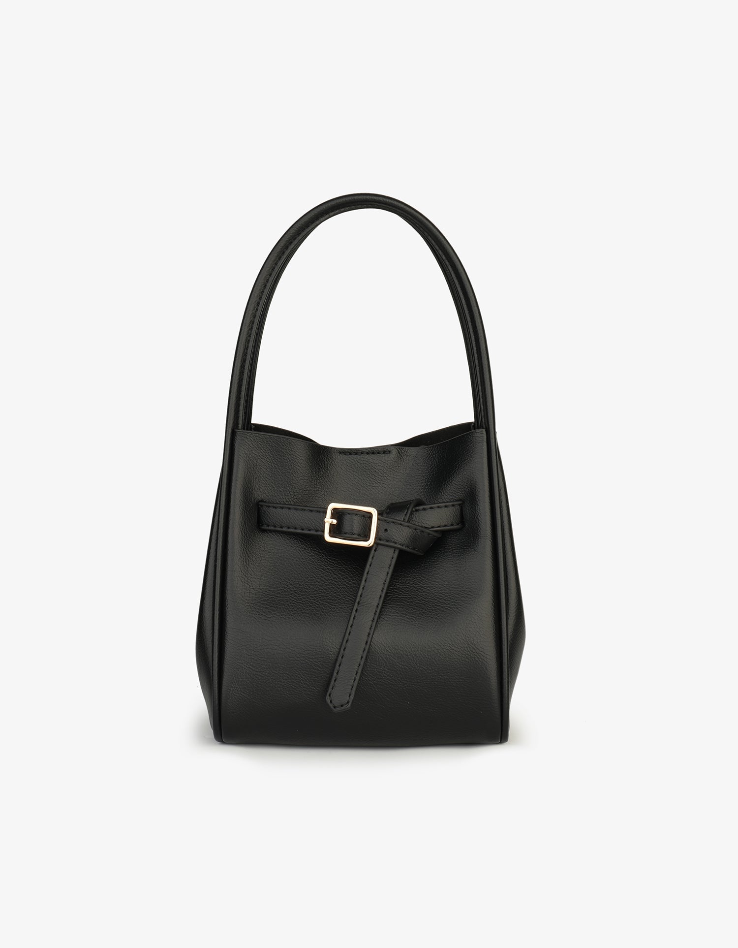 HOLLACE MINI TOTE VEGAN BUCKLE BLACK - REMI/REID