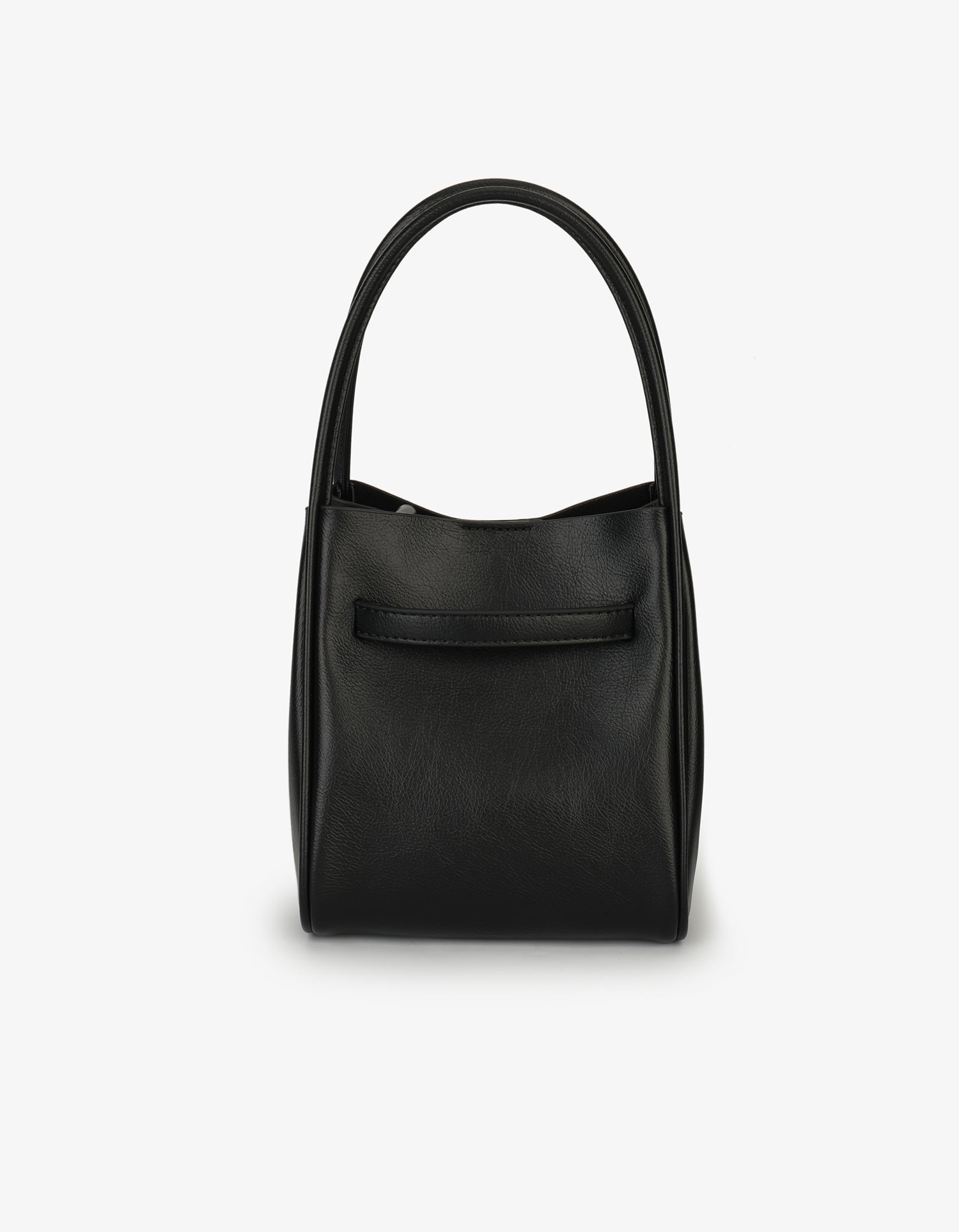 HOLLACE MINI TOTE VEGAN BUCKLE BLACK - REMI/REID