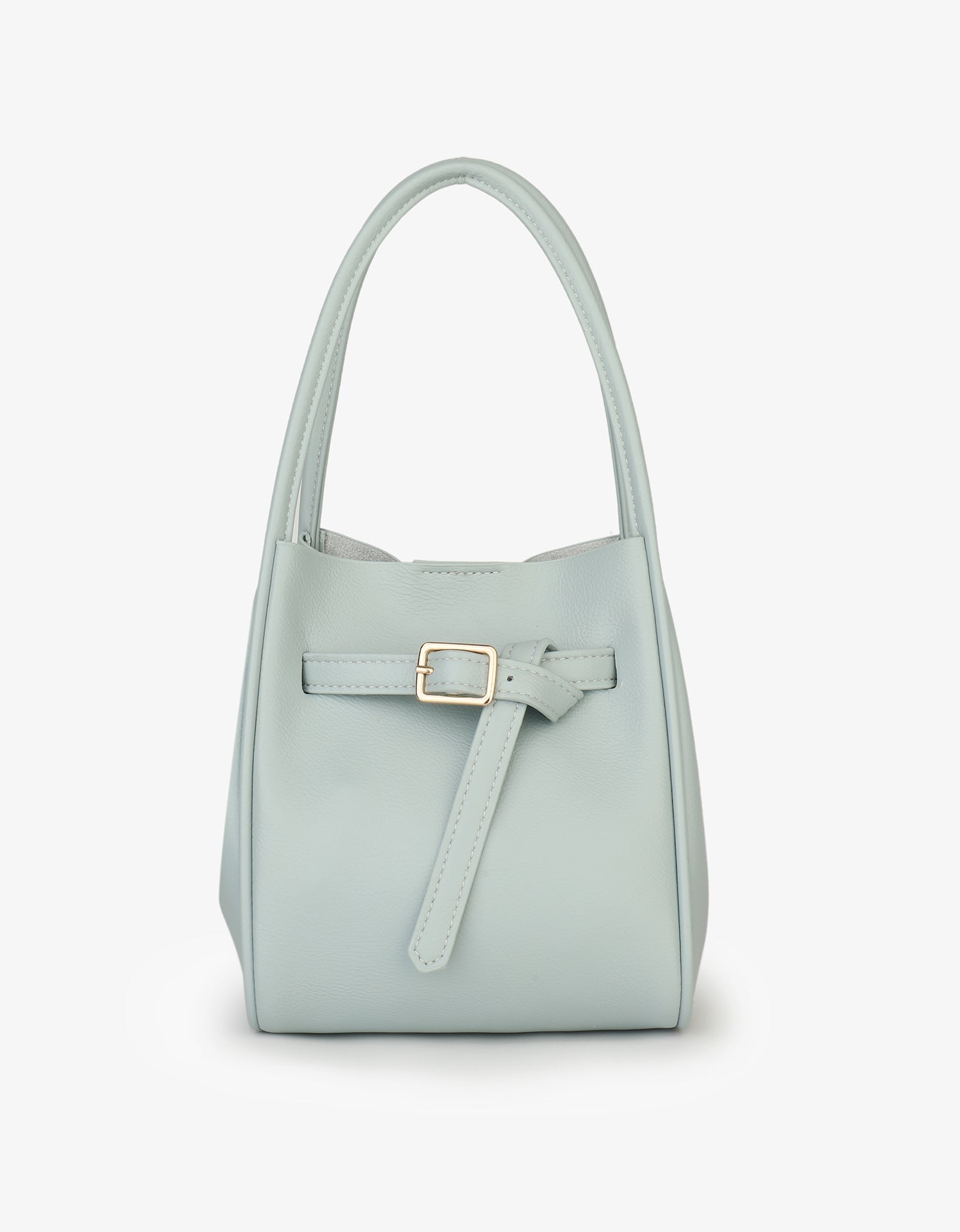 HOLLACE MINI TOTE VEGAN BUCKLE BLUE - REMI/REID