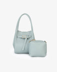 HOLLACE MINI TOTE VEGAN BUCKLE BLUE - REMI/REID