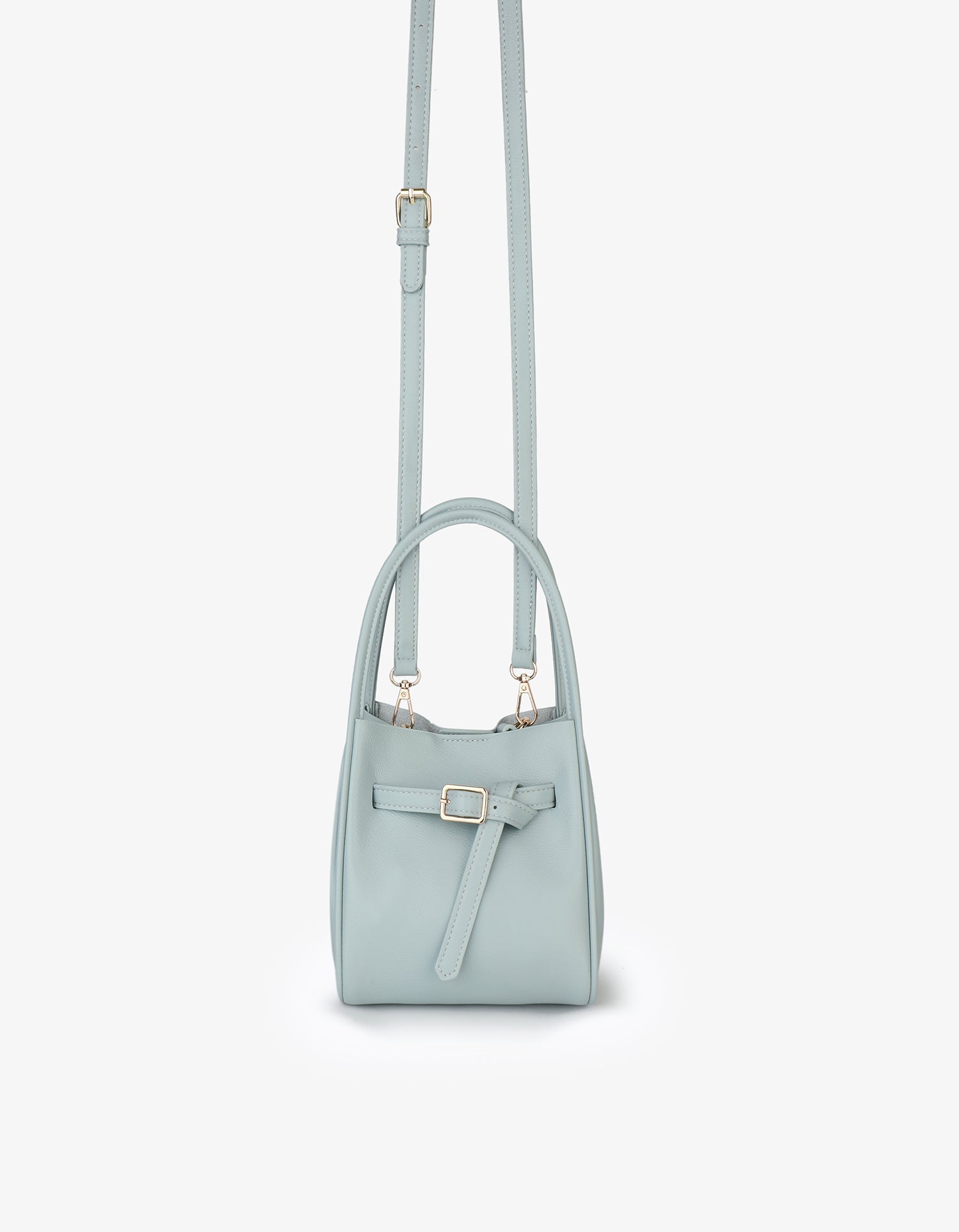 HOLLACE MINI TOTE VEGAN BUCKLE BLUE - REMI/REID