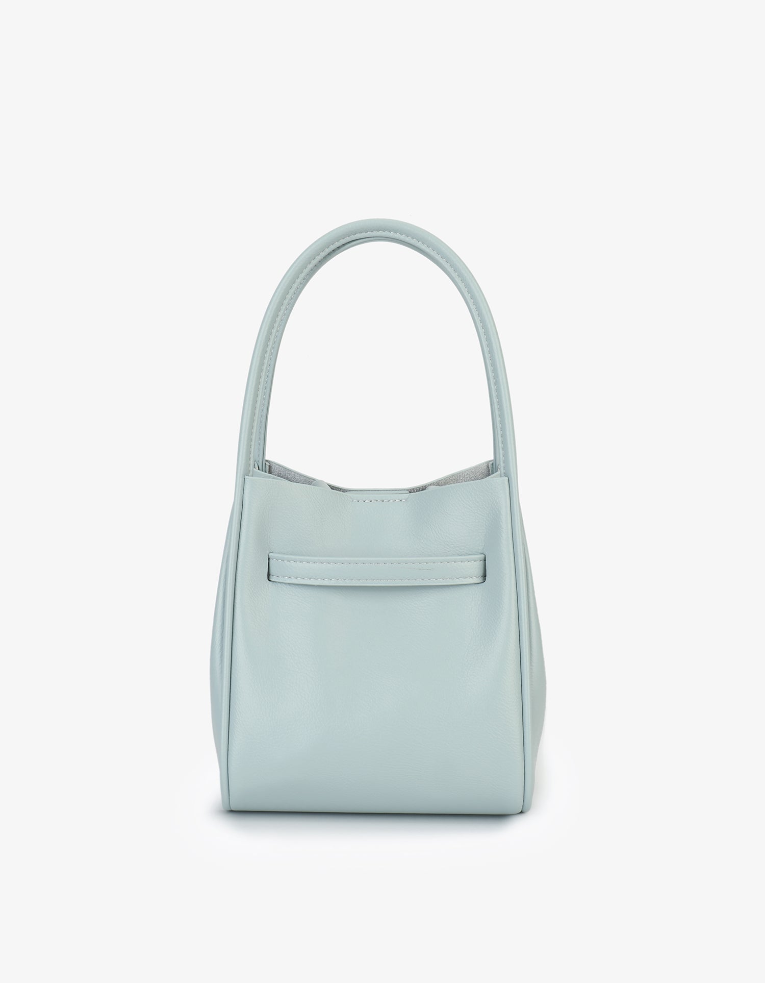 HOLLACE MINI TOTE VEGAN BUCKLE BLUE - REMI/REID