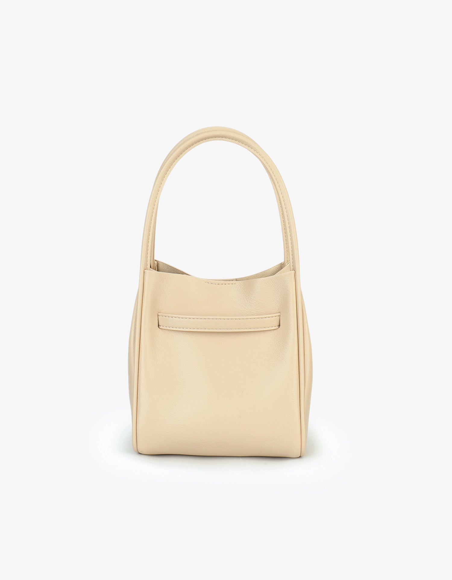 HOLLACE MINI TOTE VEGAN BUCKLE CREAM - REMI/REID