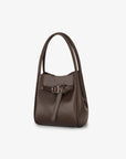 HOLLACE MINI TOTE VEGAN BUCKLE ESPRESSO - REMI/REID