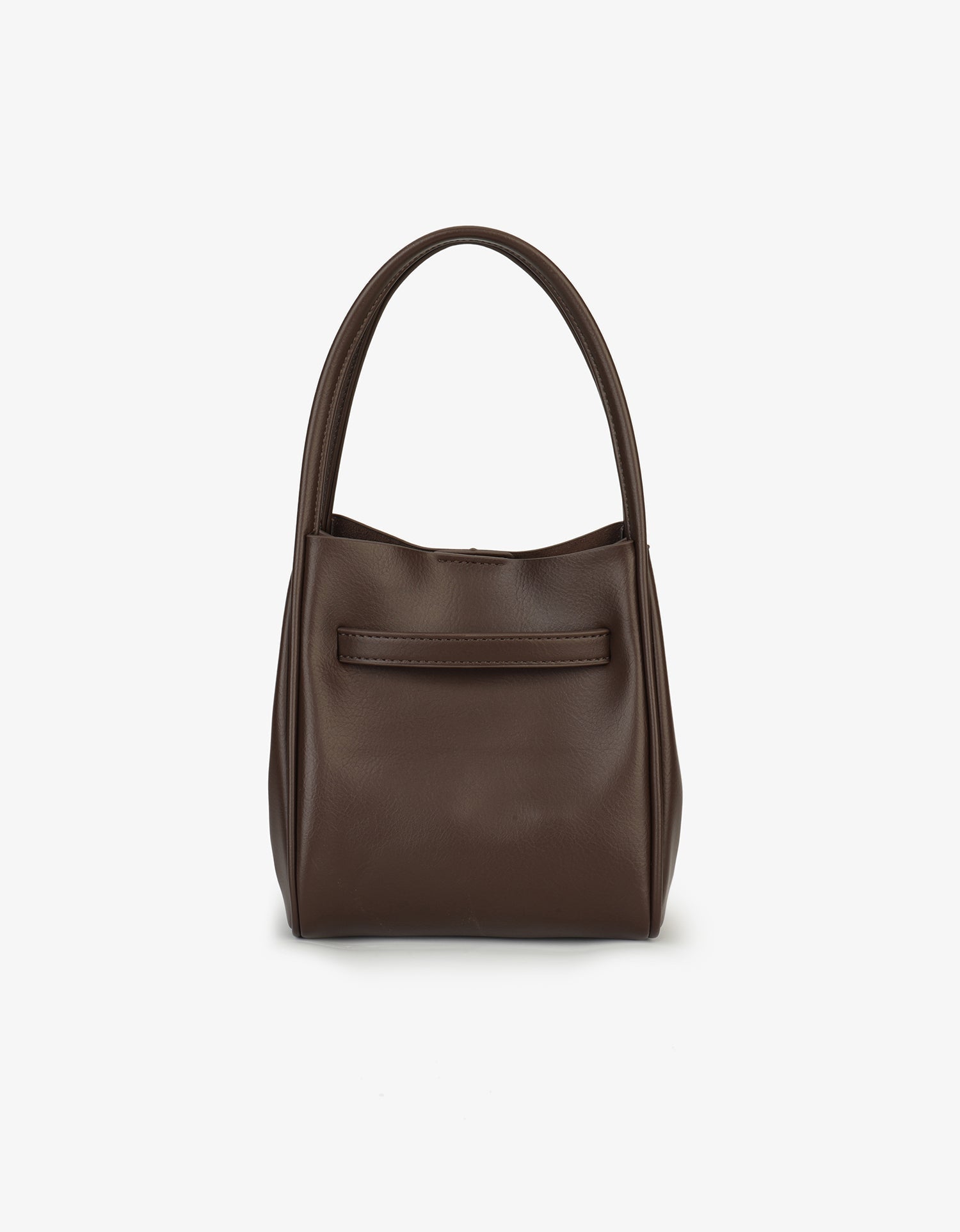 HOLLACE MINI TOTE VEGAN BUCKLE ESPRESSO - REMI/REID