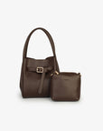 HOLLACE MINI TOTE VEGAN BUCKLE ESPRESSO - REMI/REID