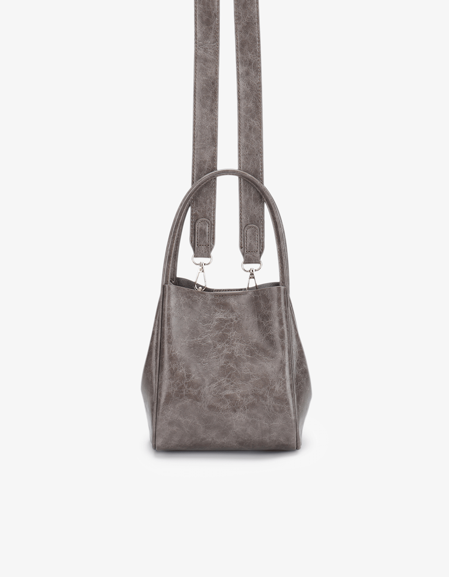 HOLLACE MINI TOTE WAXED GREY - REMI/REID
